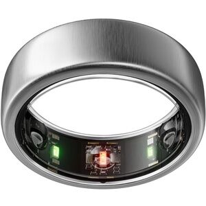 USED Oura Ring Gen3 Horizon - Brushed Titanium - Size 10 - Smart Ring